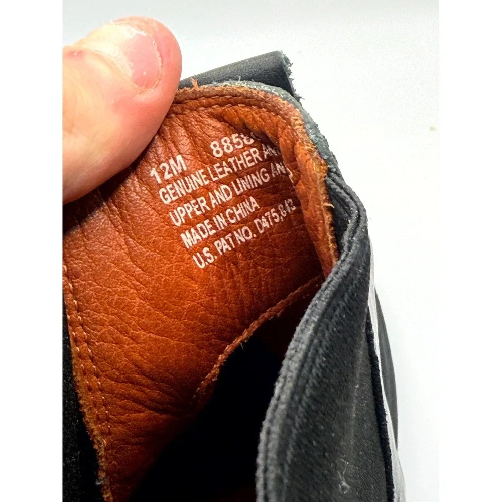 Timberland Mt. Washington City 88580 Mens 12 M Chelsea Black Leather Ankle Boots